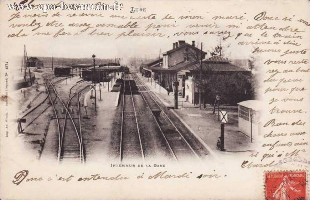 LURE - INTÉRIEUR DE LA GARE